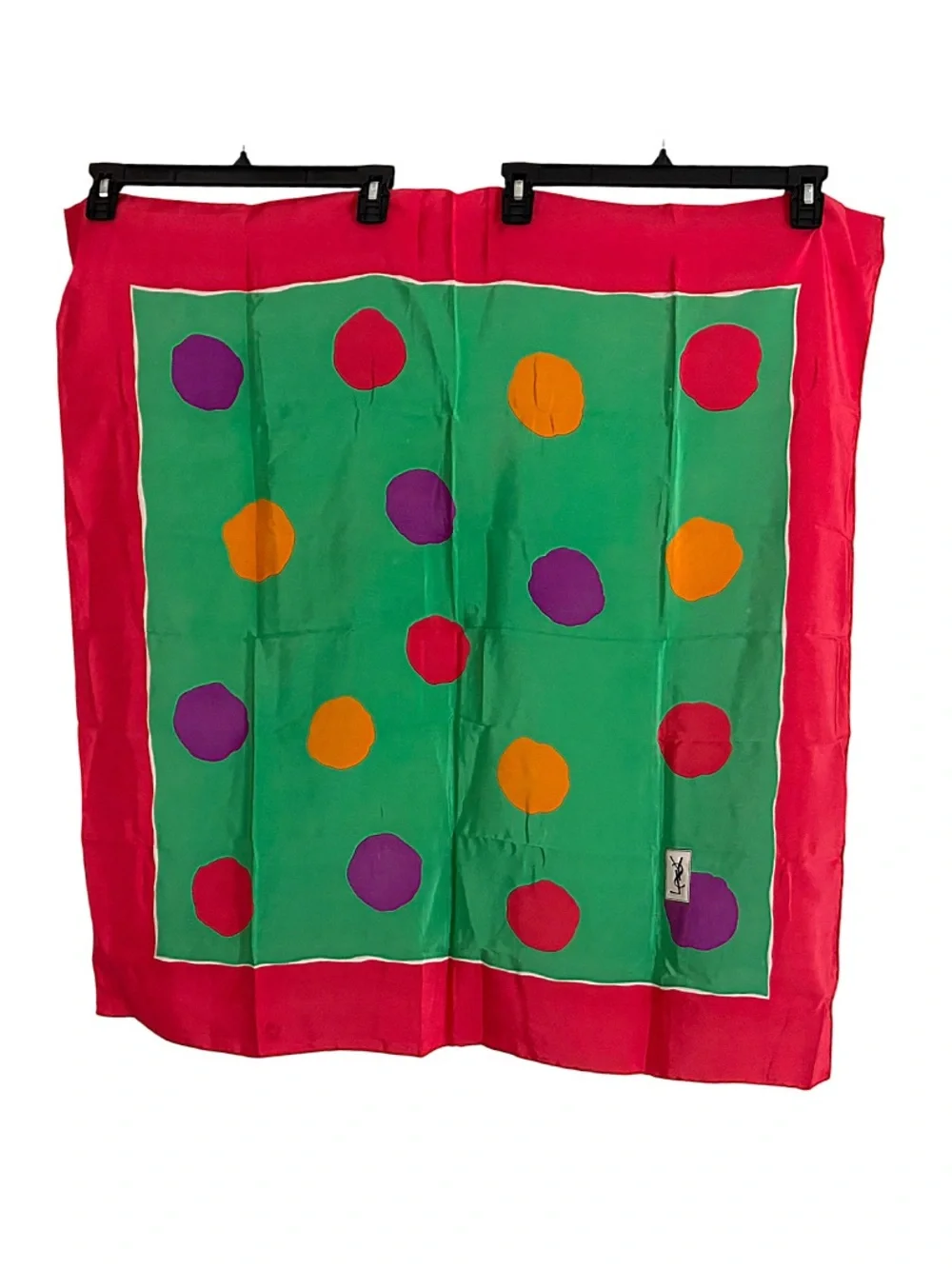 YSL YVES ST. LAURENT  Vintage Silk Scarf